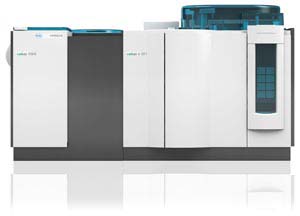 Image: the cobas 6000 analyzer series with the cobas e 601 immunoassay module, one of the three analyzers for which the Elecsys Anti-HBc IgM Premarket Approval Application (PMA) was submitted (Photo courtesy of Roche). 